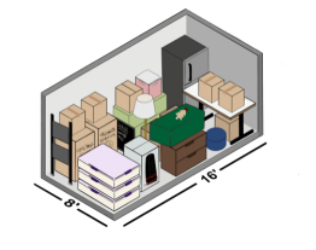16' UNITS Container Packing Sample